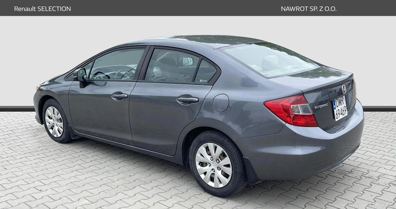 Honda Civic cena 32900 przebieg: 108975, rok produkcji 2012 z Górowo Iławeckie małe 379